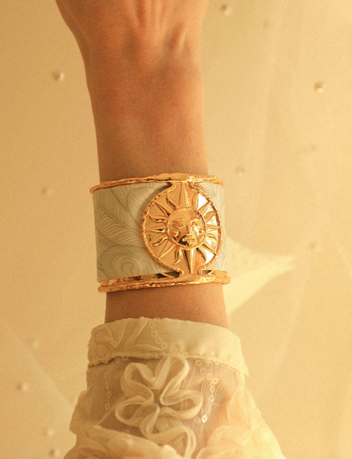 RUBAN 4CM - PAON BLANC