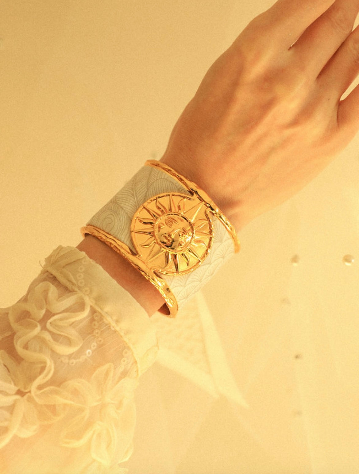 RUBAN 4CM - PAON BLANC