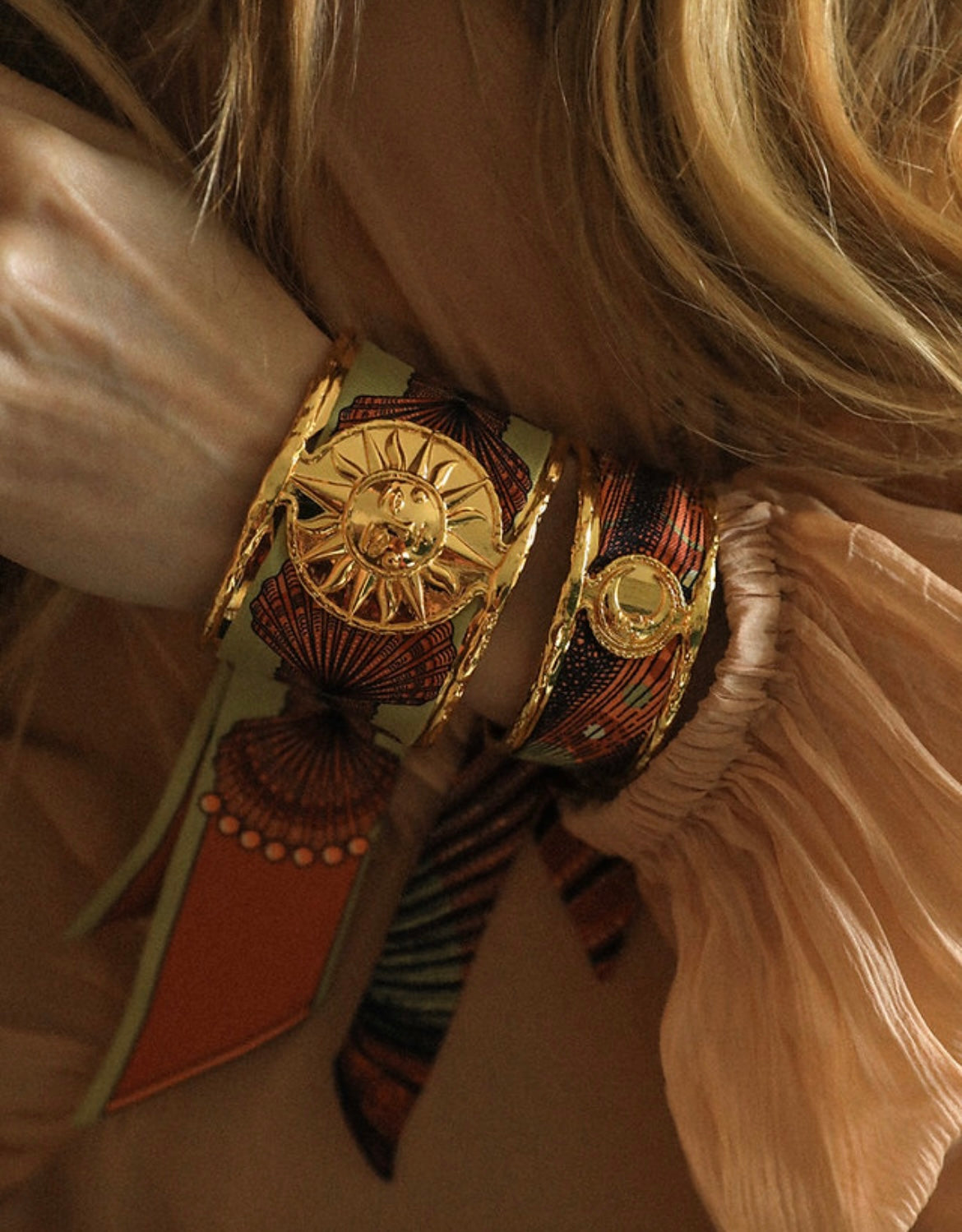 RUBAN 4 CM - COQUILLAGE NEUTRE