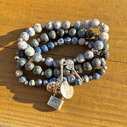 BRACELET - TRIO BLEUE