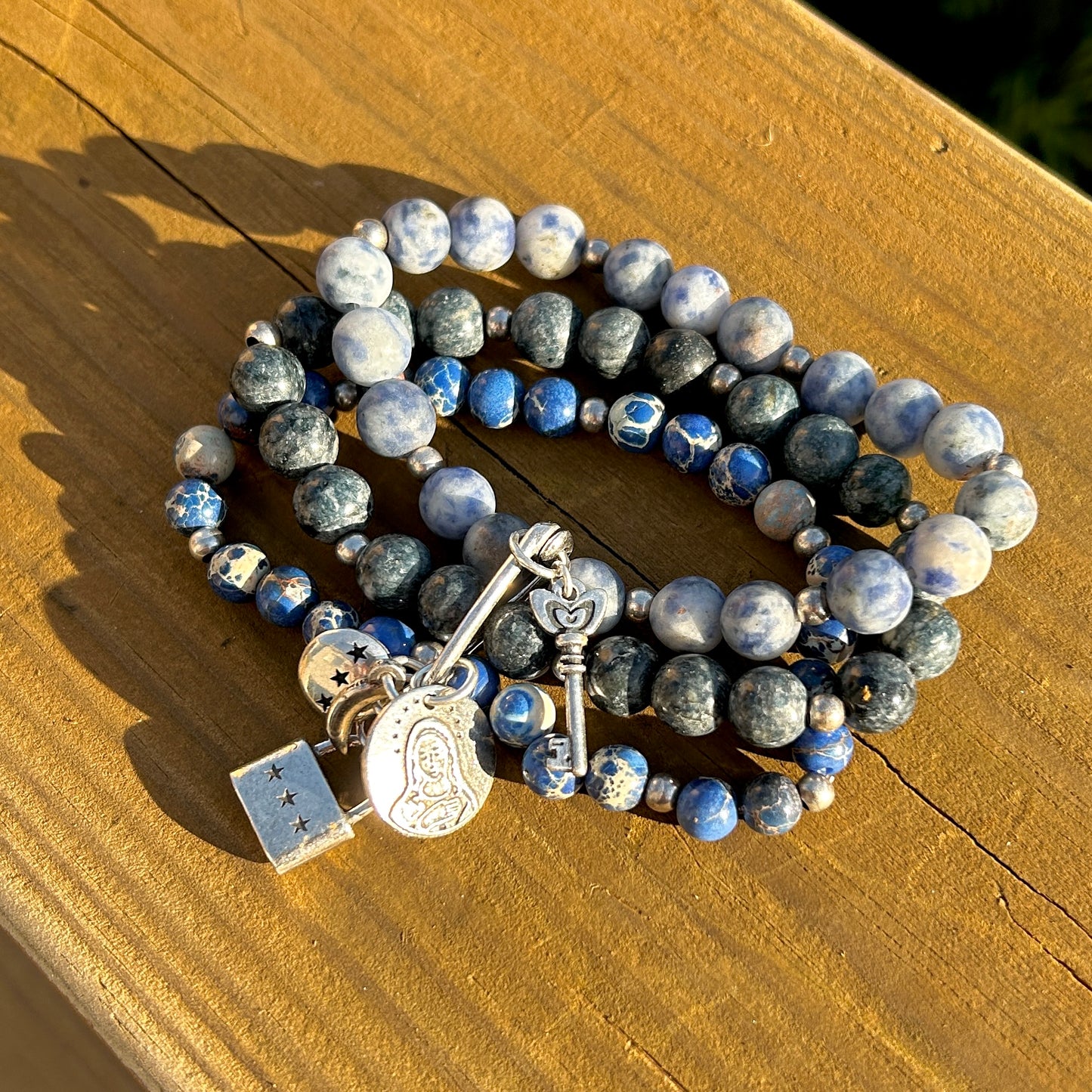 BRACELET - TRIO BLEUE