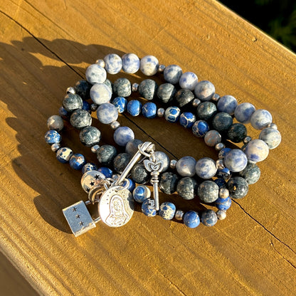 BRACELET - TRIO BLEUE