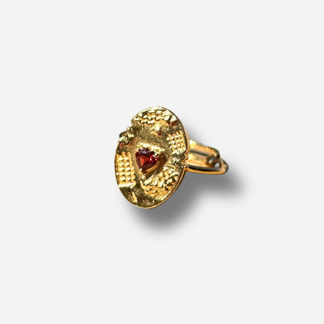 bague-coeur-grenat-aufildelo-divinity-sete