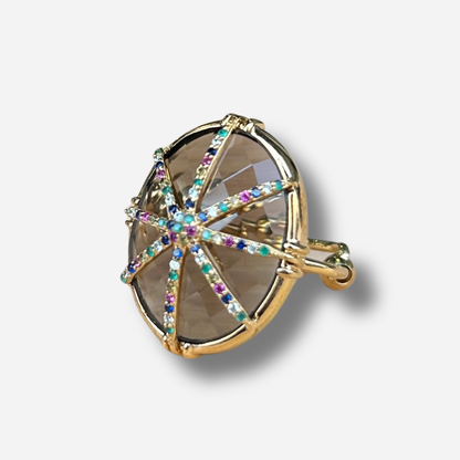 bague-etoile-zircon-quartzfume-aufildelo-divinity-sete