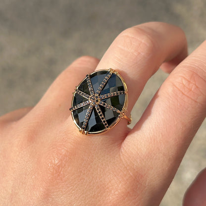 bague-etoile-zircon-spinelle-noire-aufildelo-divinity-sete