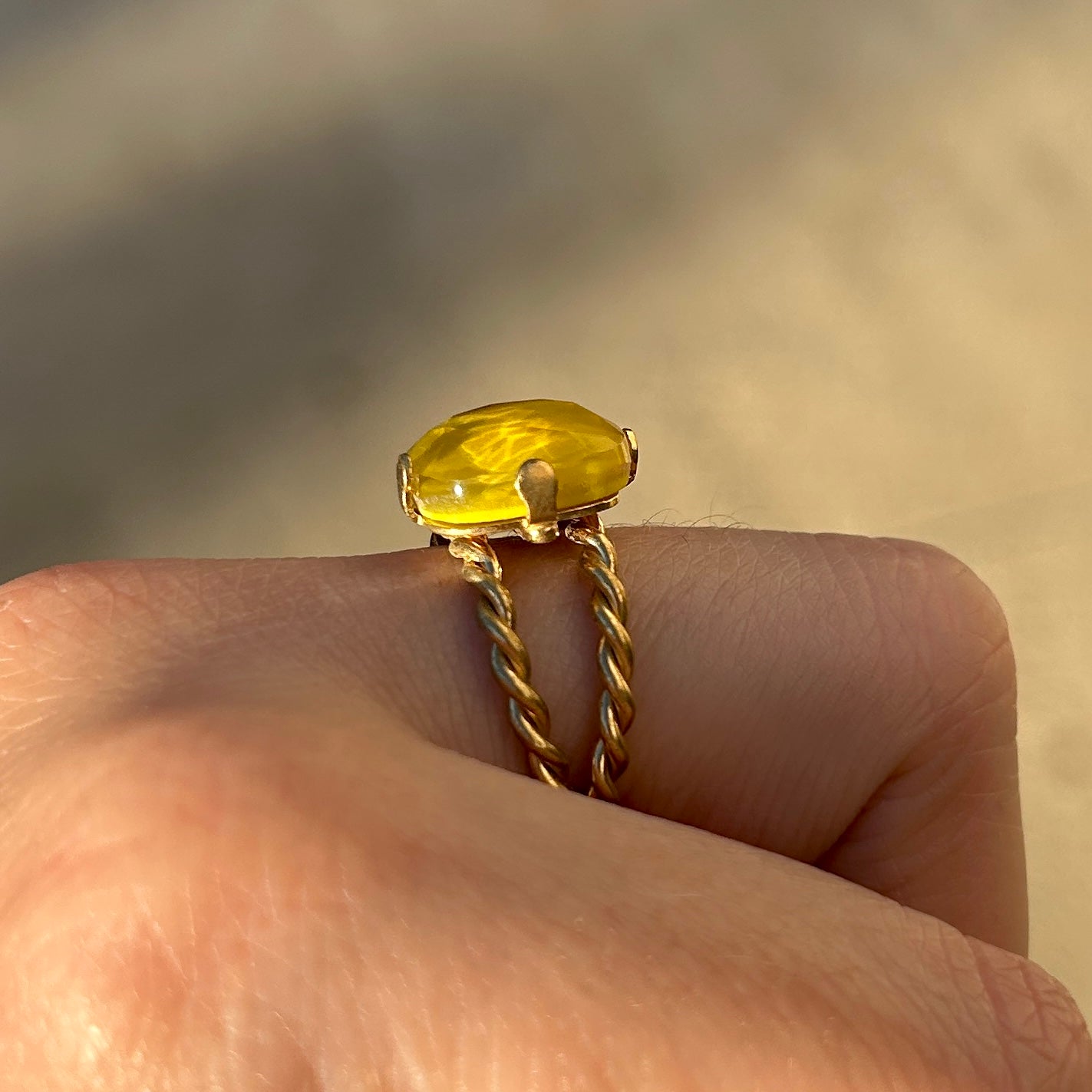 BAGUE - JAUNE