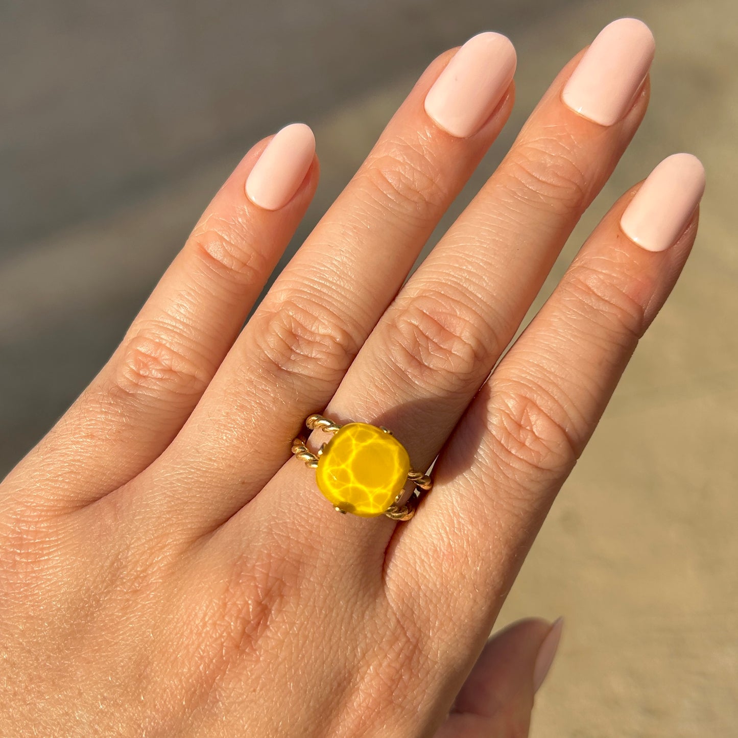 BAGUE - JAUNE