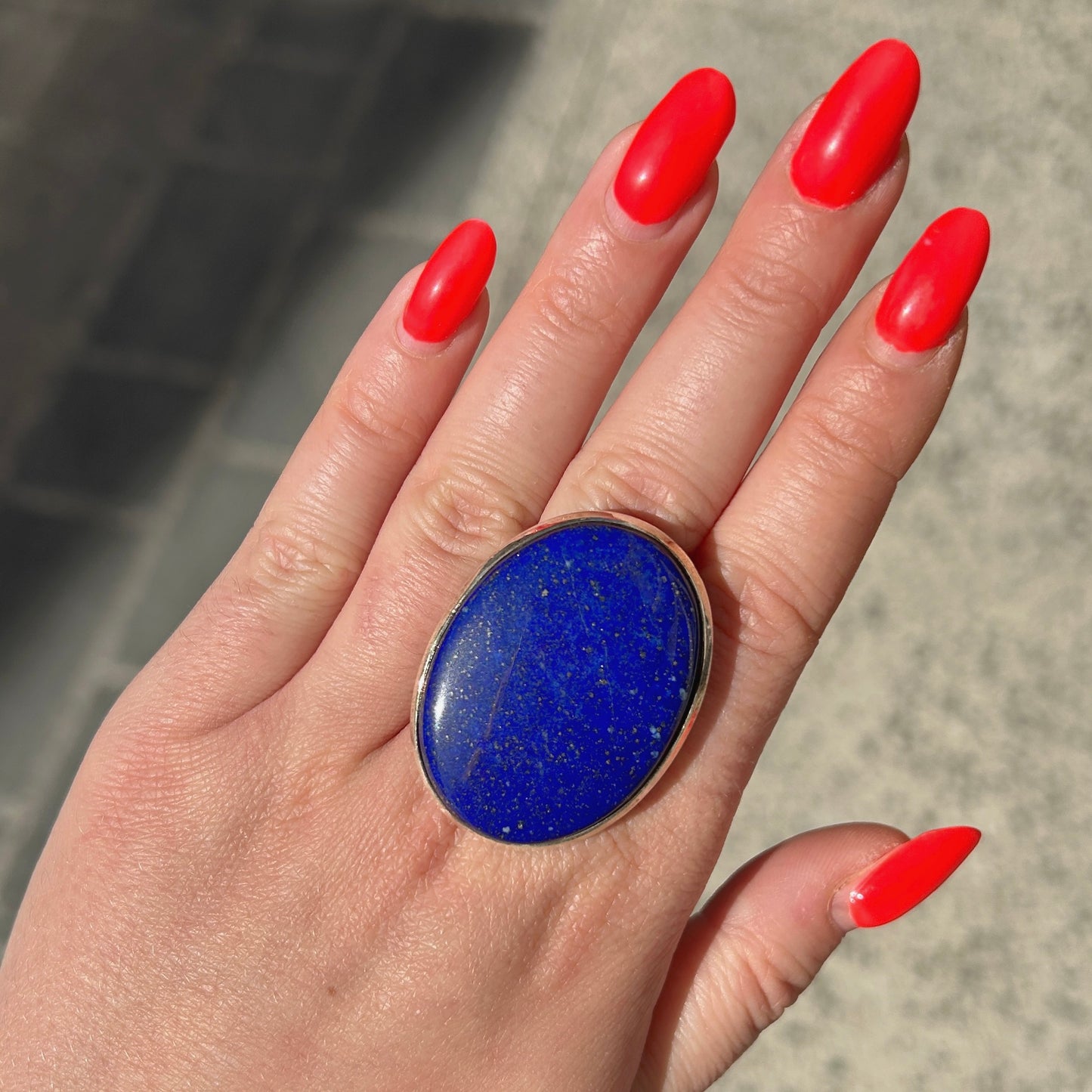 BAGUE - LAPIS LAZULI ARGENT 925