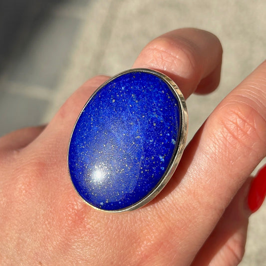 BAGUE - LAPIS LAZULI ARGENT 925
