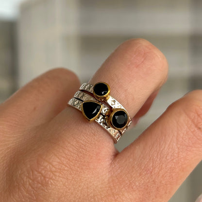 BAGUE - LEA ONYX NOIR