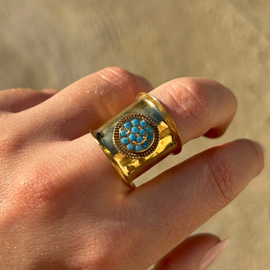 BAGUE - LUNE TURQUOISE