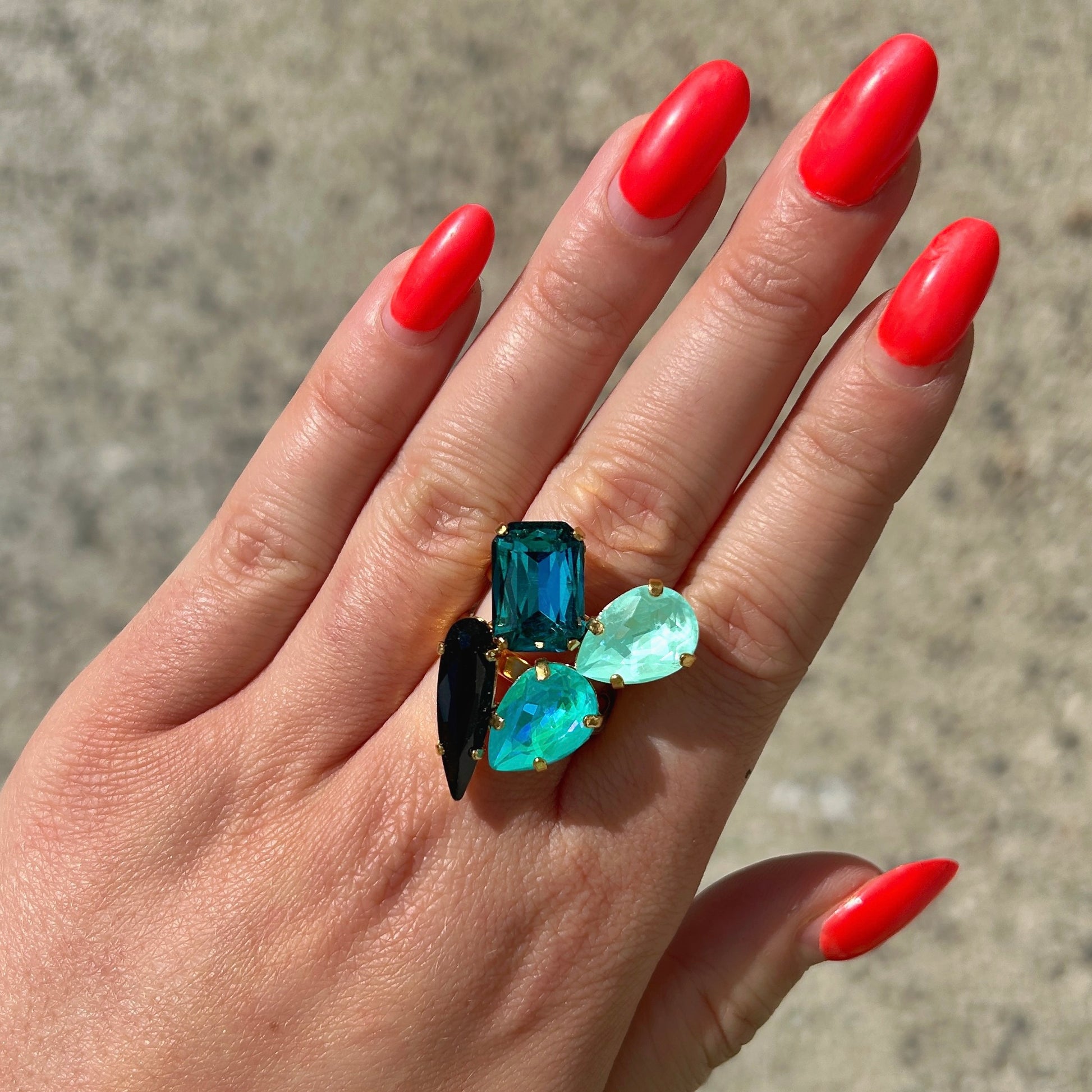 Bague Maelia Bora portée Crézus