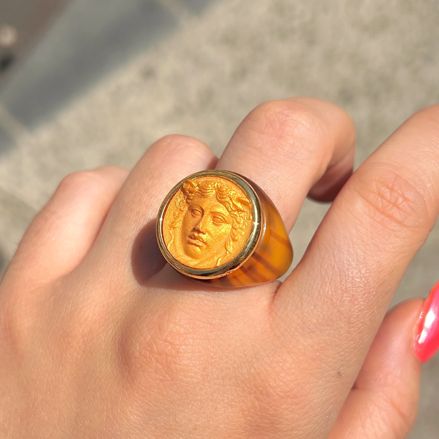 bague-medusa-marron-grandtourcollection-divinity-sete
