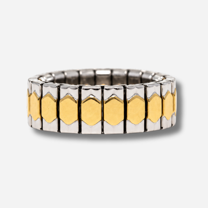Bague SIG 6 A3 Sigal dorée et argentée – Divinity Sète