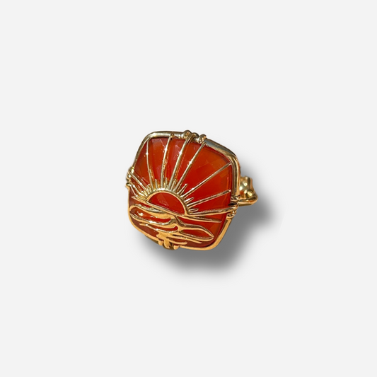 bague-sunset-cornaline-aufildelo-divinity-sete