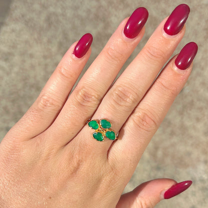 bague-trefle-onyxvert-aufildelo-divinity-sete