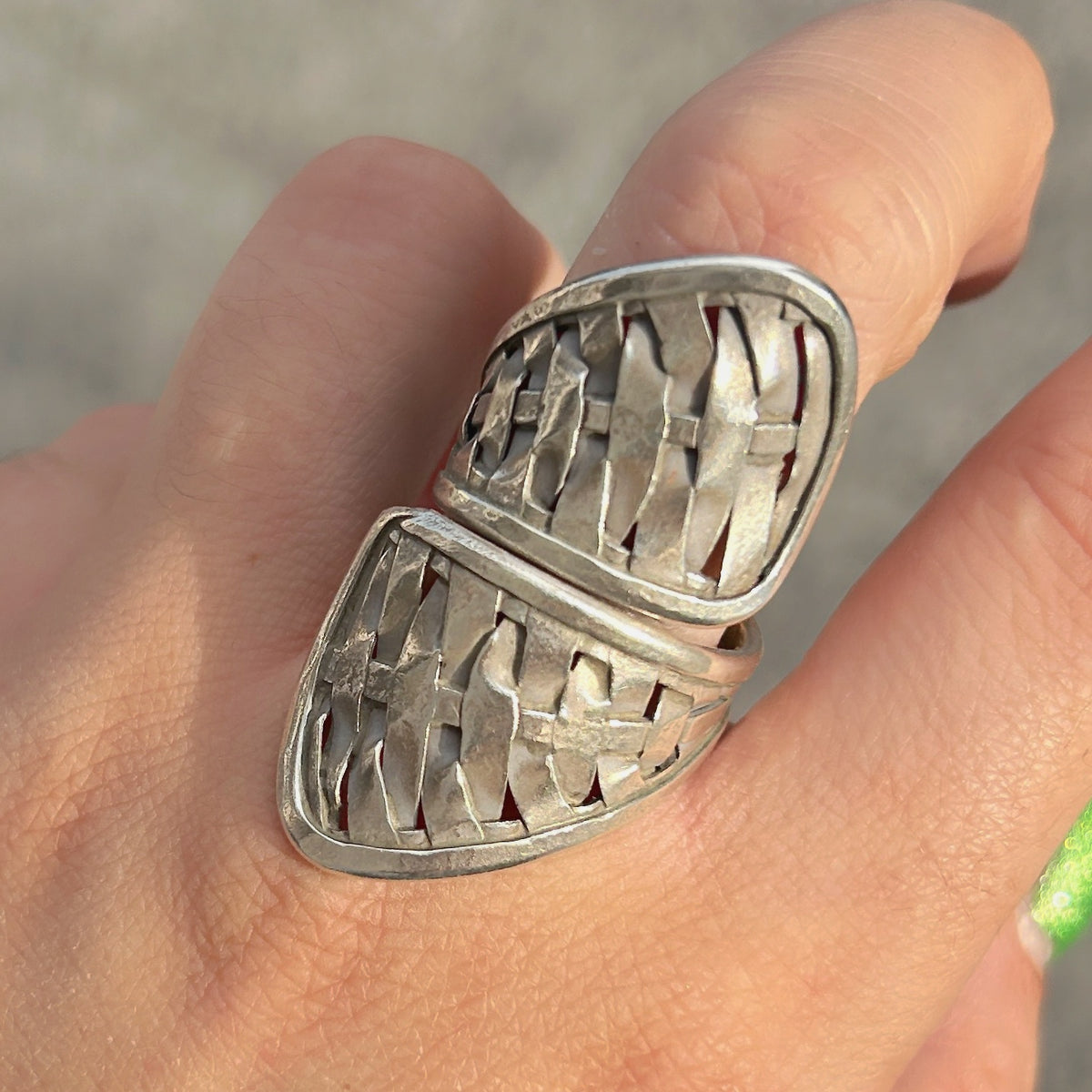 Bague Tribu 1 réglable en argent 925 pour femme – Divinity Sète