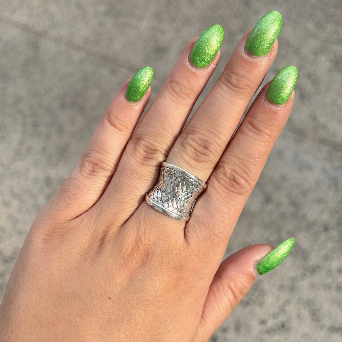 Bague Tribu N°2 réglable en argent 925 pour femme – Divinity Sète
