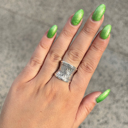 Bague Tribu N°2 réglable en argent 925 pour femme – Divinity Sète
