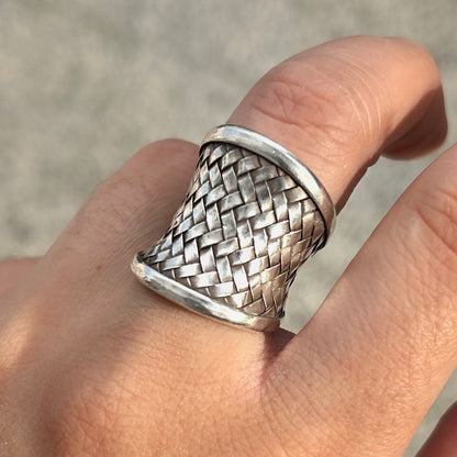Bague Tribu 4 réglable en argent 925 pour femme – Divinity Sète
