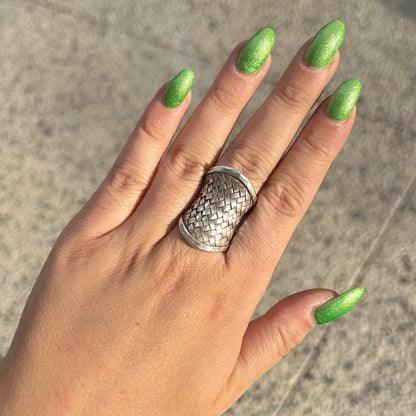 Bague Tribu 5 réglable en argent 925 pour femme – Divinity Sète
