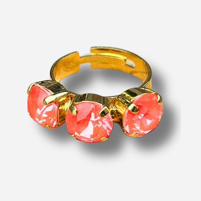 bague fluo orange crezus portée