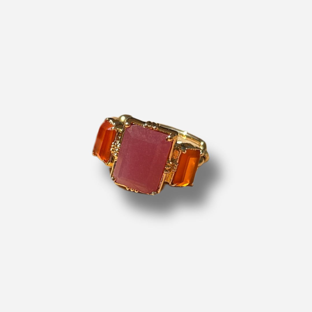 bague-trois-pierres-rectangle-cornaline-quartzfraise-aufildelo-divinity-sete