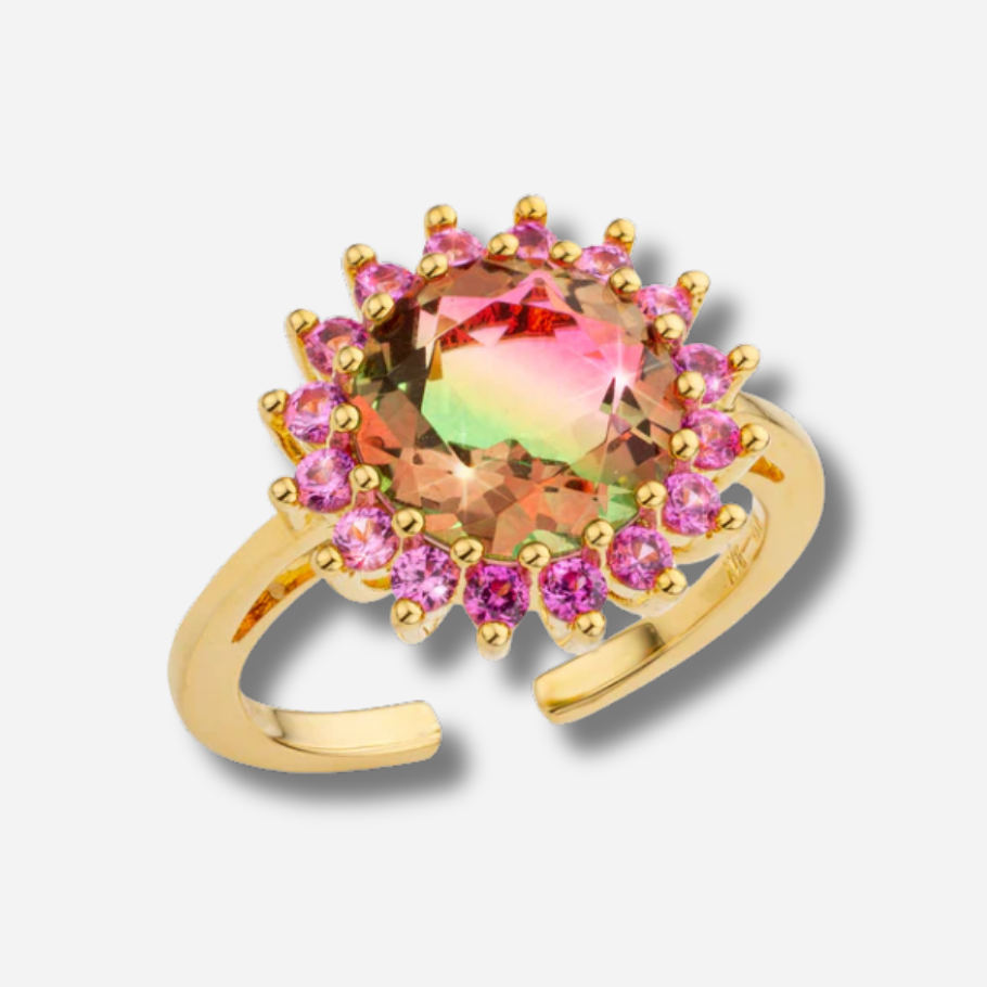 Bague Watermelon Juliette Mya Bay multicolore