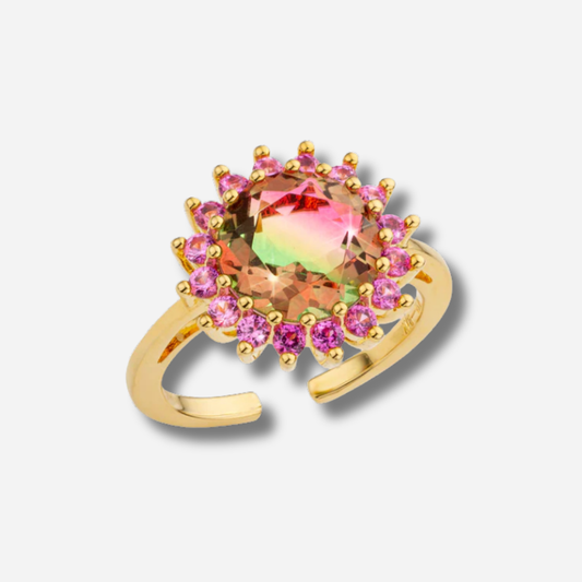 Bague Watermelon Juliette Mya Bay multicolore
