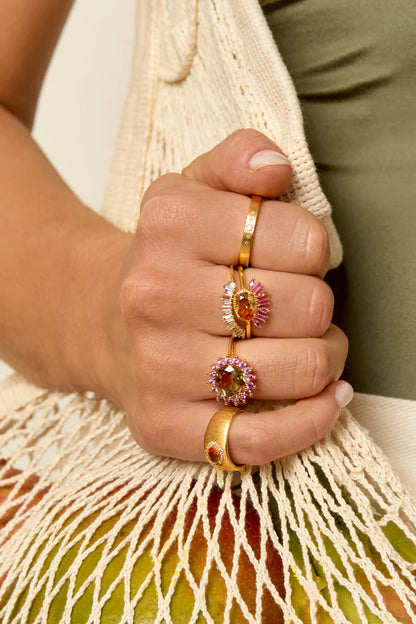 Bague Watermelon Juliette Mya Bay multicolore