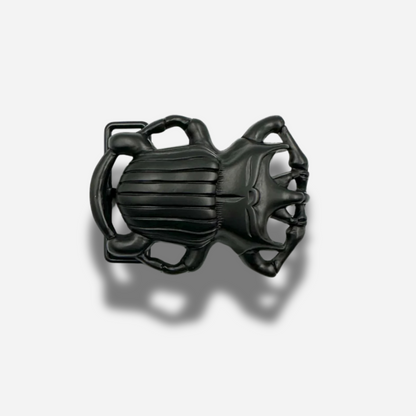 Boucle de ceinture interchangeable Yolète N162 scarabée noir pour ceinture femme