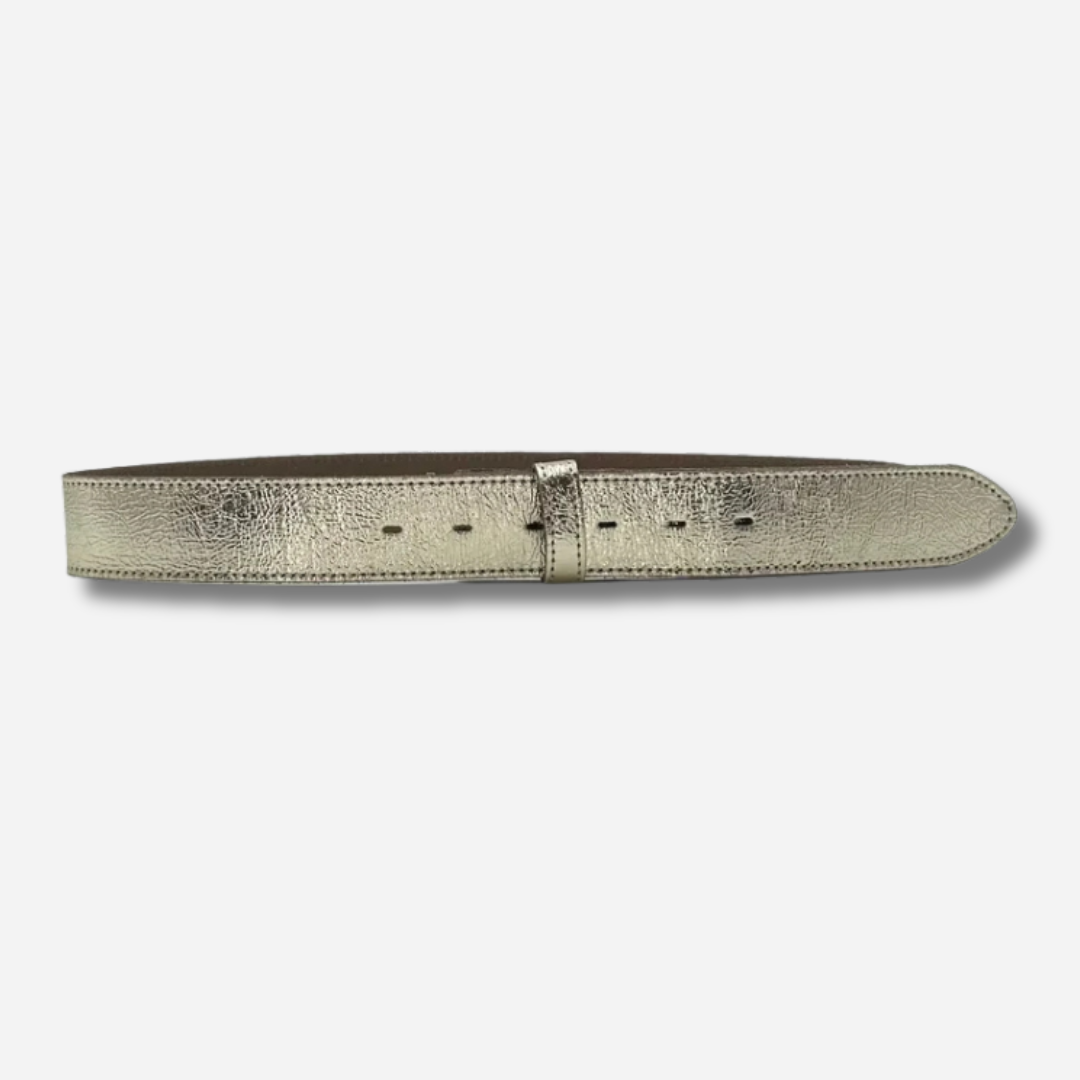 Tige de ceinture interchangeable Yolète métallisée Bottoglia verte et Champagne