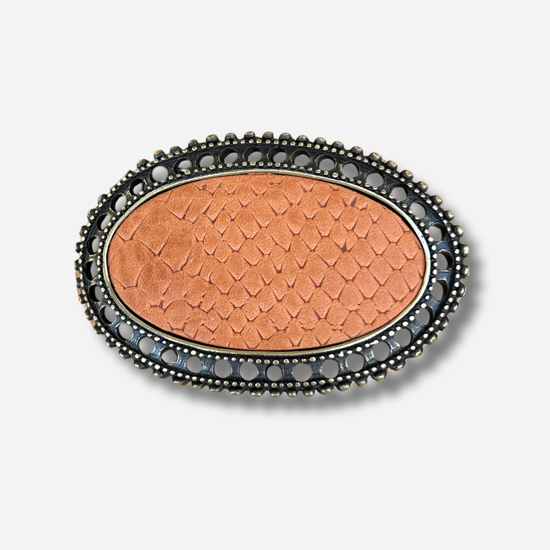 BOUCLE DE CEINTURE - N314 CAMEL GOLD