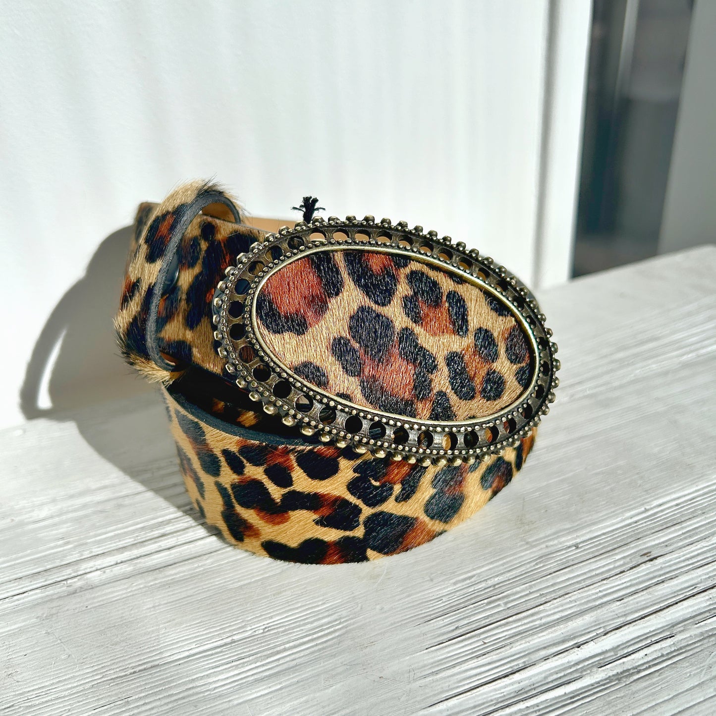 BOUCLE DE CEINTURE - N314 LÉOPARD