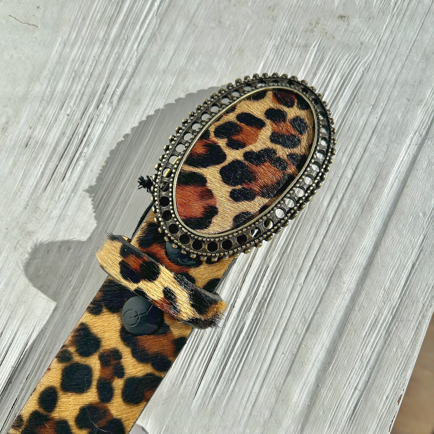 BOUCLE DE CEINTURE - N314 LÉOPARD