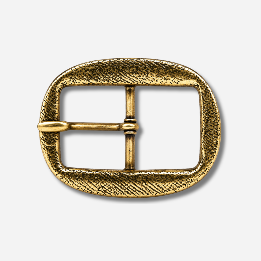 Boucle de ceinture interchangeable Yolète N371 Gold en métal doré vieilli