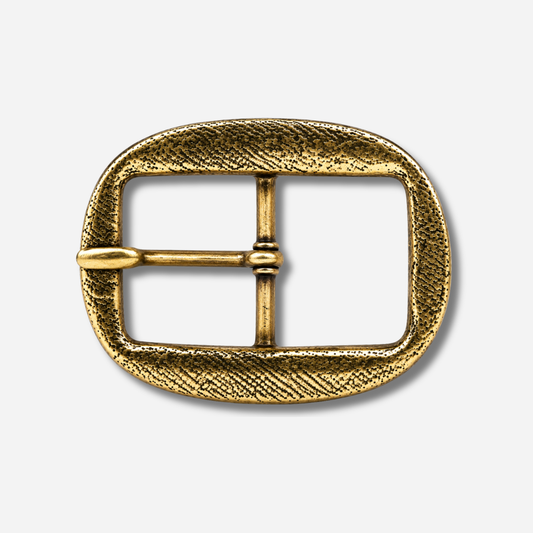 Boucle de ceinture interchangeable Yolète N371 Gold en métal doré vieilli