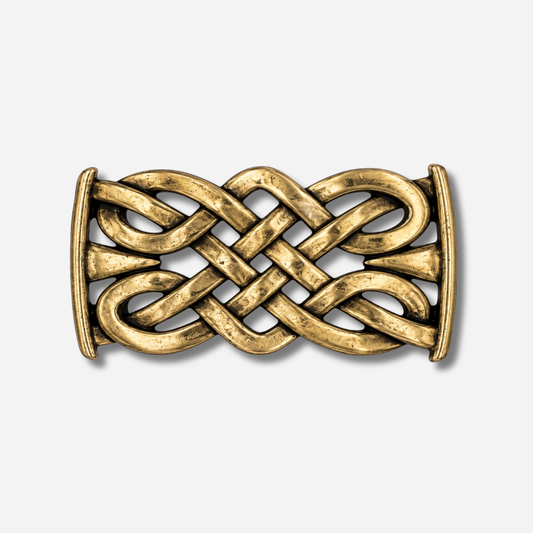 Boucle de ceinture interchangeable Yolète N398 Gold en métal doré vieilli