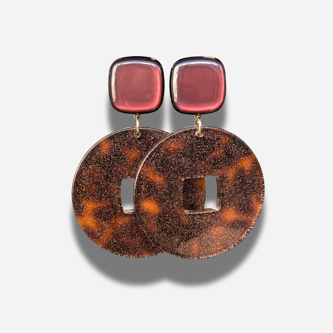 boucle-doreilles-editionlimitee-glittermarron-francine-bramli-divinity-sete