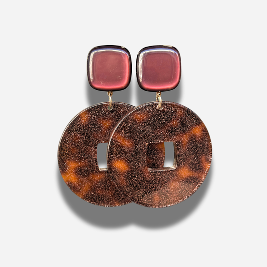 boucle-doreilles-editionlimitee-glittermarron-francine-bramli-divinity-sete