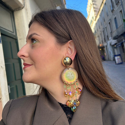 BOUCLES D'OREILLES - ÉDITION LIMITÉE PAMPILLES CRISTAL