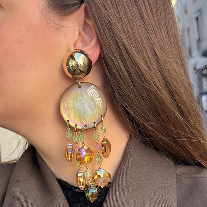 BOUCLES D'OREILLES - ÉDITION LIMITÉE PAMPILLES CRISTAL