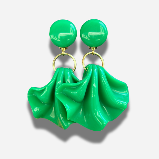 Boucles Amelia Vertes Francine Bramli Paris