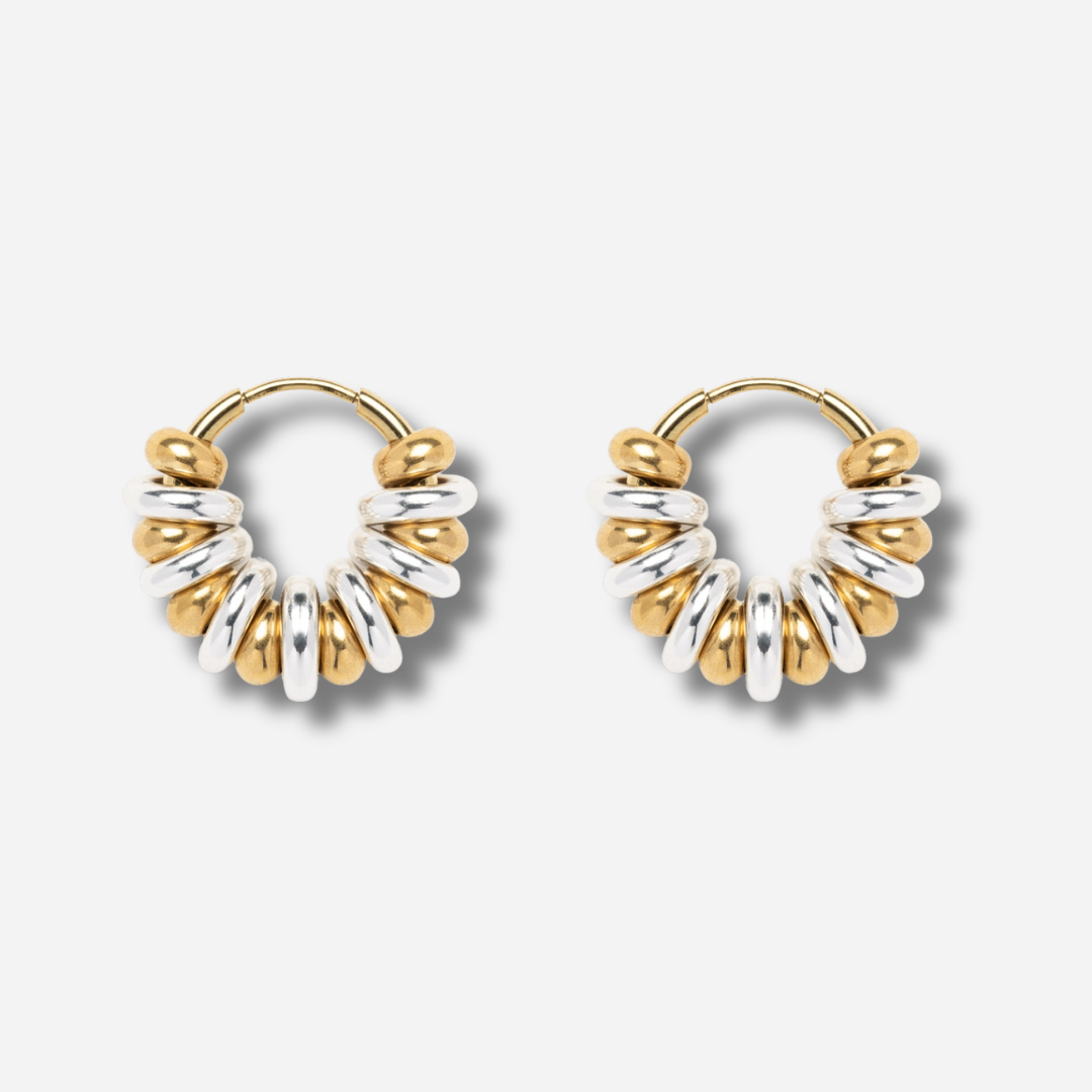 Boucles Baby Venus Sigal créoles dorées argentées anneaux