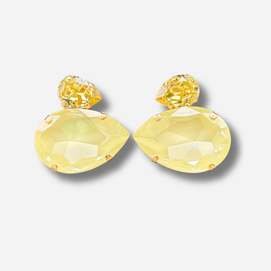 Boucles Dolira Vanille Crézus jaune pâle