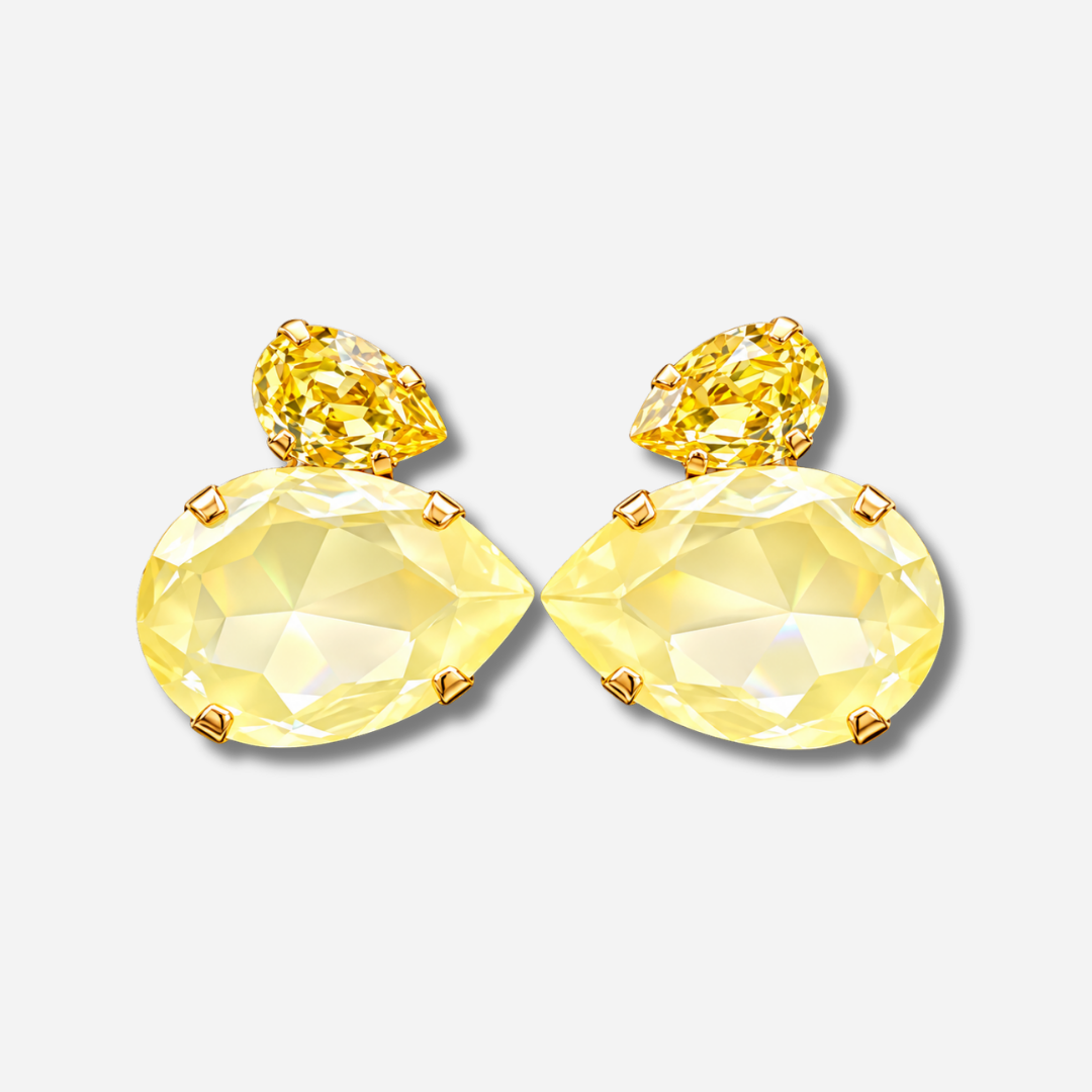 Boucles Dolira Vanille Crézus jaune pâle