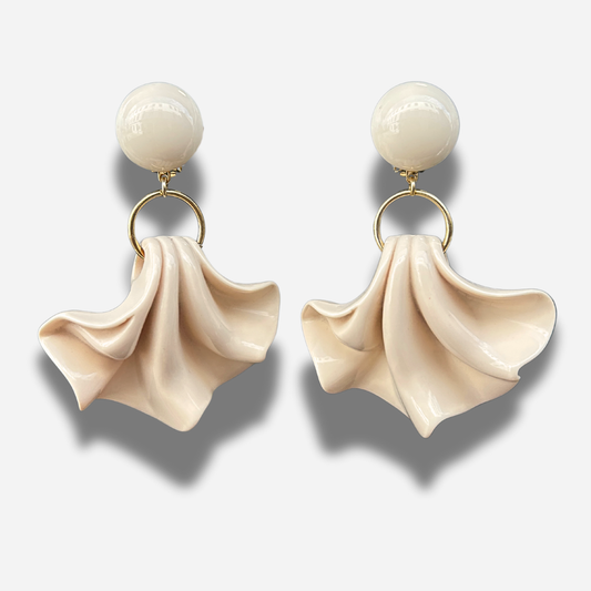 BOUCLES D'OREILLES - AMELIA BEIGE
