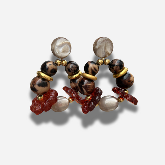 BOUCLES D'OREILLES - BASTILLE XXL SAFARI
