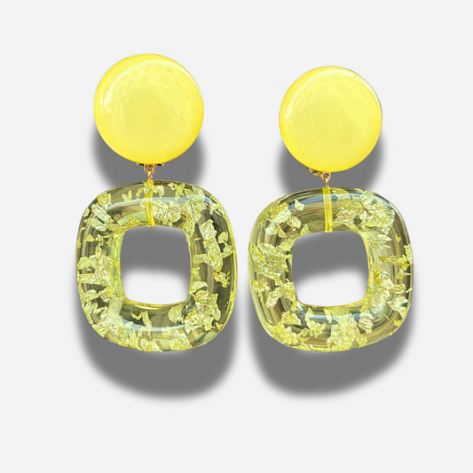 BOUCLES D'OREILLES - CAICOS JAUNE