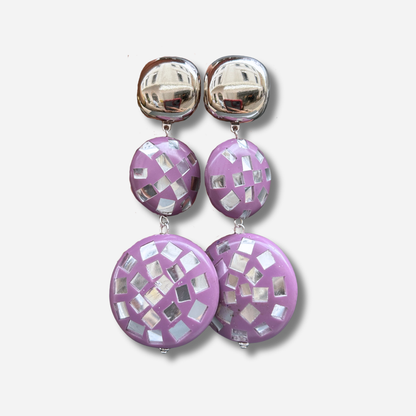 BOUCLES D'OREILLES - ÉDITION LIMITÉE VIOLETTE DISCO